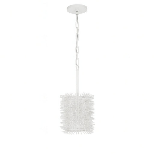 Urchin One Light Pendant White