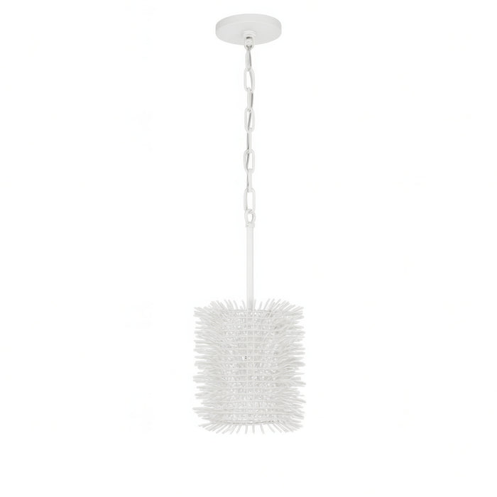 Varaluz - 569M01WH - One Light Pendant - Urchin - White