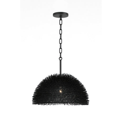 Urchin One Light Pendant Black