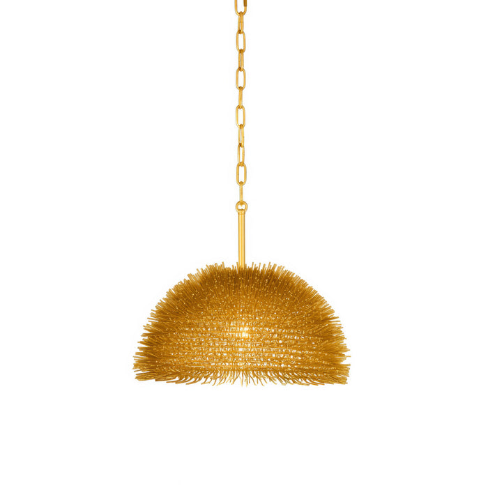Varaluz - 569P01GO - One Light Pendant - Urchin - Gold