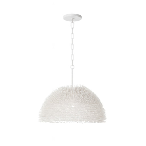 Urchin One Light Pendant White