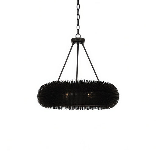 Urchin Six Light Pendant Black
