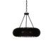 Varaluz - 569P06BL - Six Light Pendant - Urchin - Black