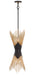 Varaluz - 570F04DBFG - Four Light Foyer Pendant - Aristocrat - Dark Bronze / French Gold