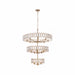 Varaluz - 572P16BK - 16 Light Pendant - Drama Club - Brass Kisser