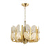 Varaluz - 577C06SB - Six Light Chandelier - Brass Tax - Satin Brass