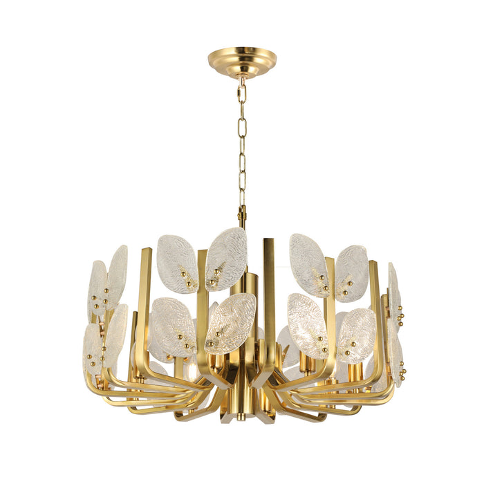 Varaluz - 577C08SB - Eight Light Chandelier - Brass Tax - Satin Brass