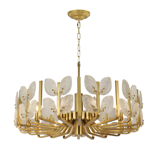 Brass Tax 11 Light Chandelier Satin Brass