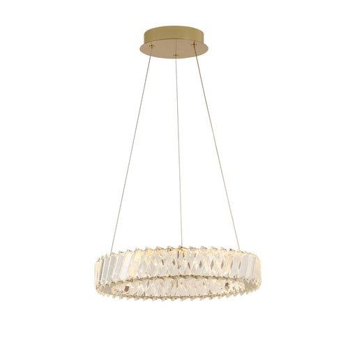 Golden Ratio LED Pendant Satin Gold