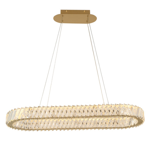 Golden Ratio LED Pendant Satin Gold