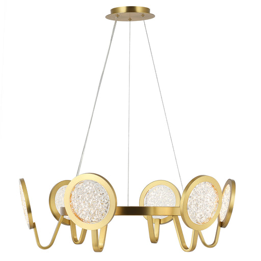 Sherlock LED Pendant Satin Brass