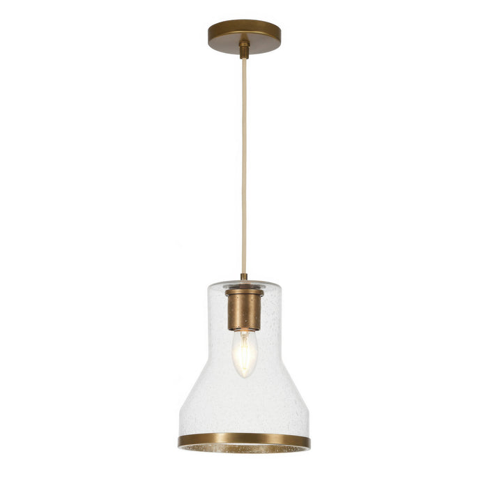 Varaluz - 580M01ATB - One Light Pendant - Alicia - Antique Bronze