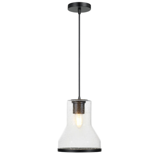 Alicia One Light Pendant Matte Black