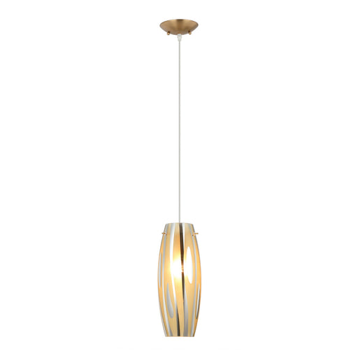 Chroman Empire One Light Pendant Satin Gold