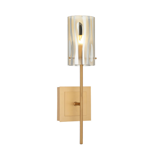Chroman Empire One Light Wall Sconce Satin Gold