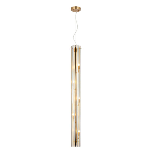 Chroman Empire Five Light Pendant Satin Gold