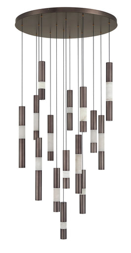 Ronda LED Chandelier Harlow Bronze