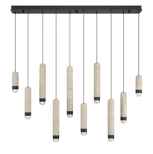 Cambre LED Linear Chandelier Matte Black