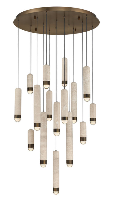 Eurofase - 50131-020 - LED Chandelier - Cambre - Antique Brass