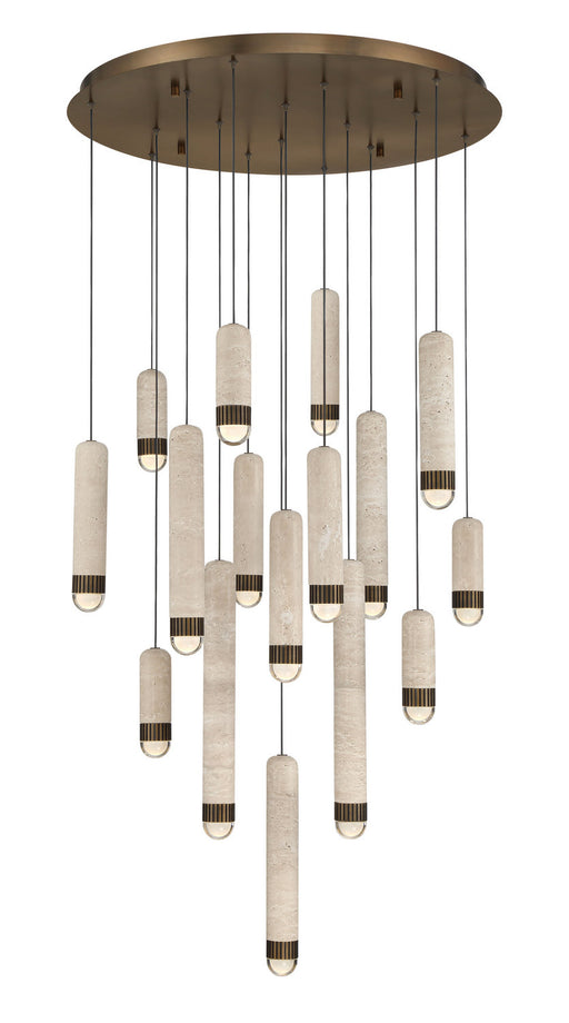 Eurofase - 50131-020 - LED Chandelier - Cambre - Antique Brass
