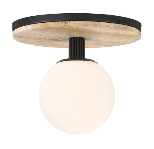 Carnagie LED Flush Mount Matte Black