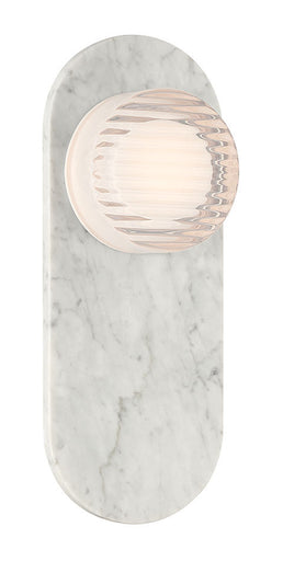 Sternn LED Wall Sconce Marble White