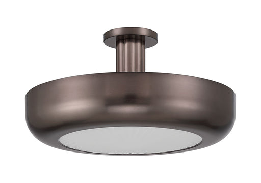 Macey LED Semi-Flush Mount Harlow Bronze