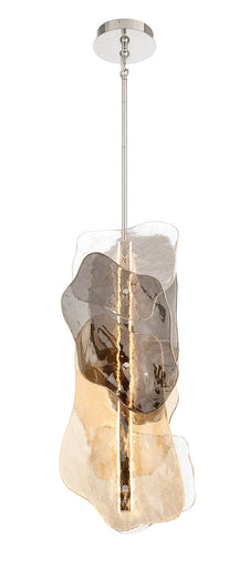 Grotto LED Pendant Polished Nickel