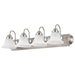 Nuvo Lighting - 60-322 - Four Light Vanity - Ballerina - Brushed Nickel