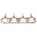 Nuvo Lighting - 60-322 - Four Light Vanity - Ballerina - Brushed Nickel