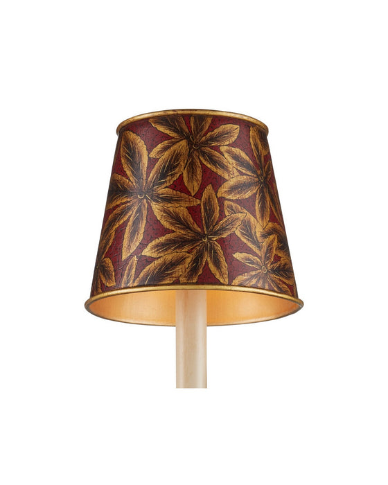 Currey and Company - 0900-0070 - Chandelier Shade - Castagno - Gold/Red