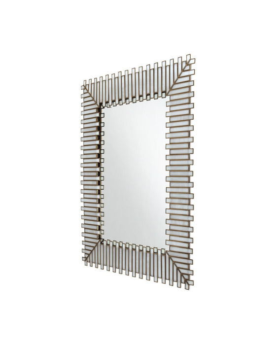 Currey and Company - 1000-0171 - Mirror - Daze - White/Antique Brass