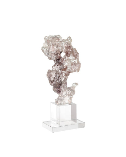 Faux Sculpture Purple Pink/Clear