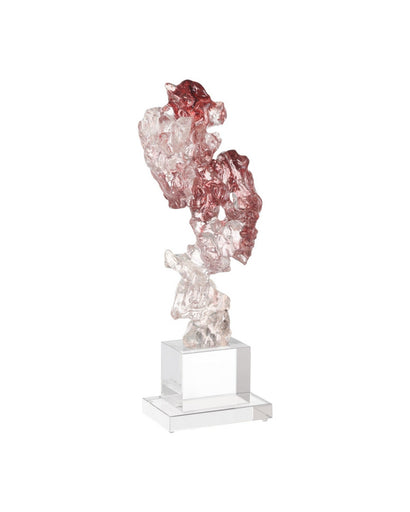 Faux Sculpture Purple Pink/Clear