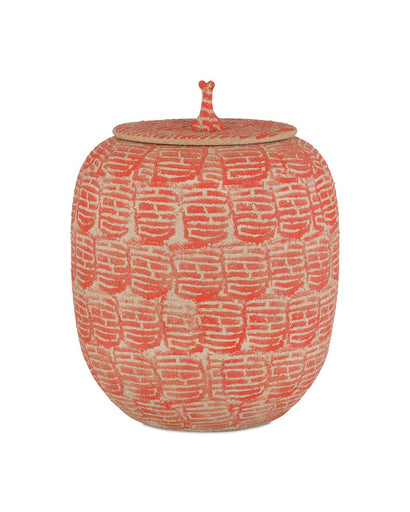 Happiness Jar Red/Beige