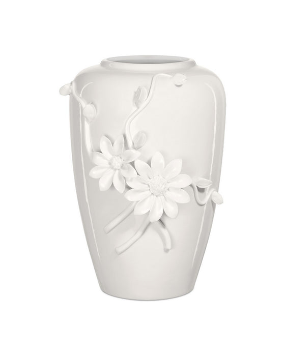 Currey and Company - 1200-0983 - Vase - Daisy Maria - White