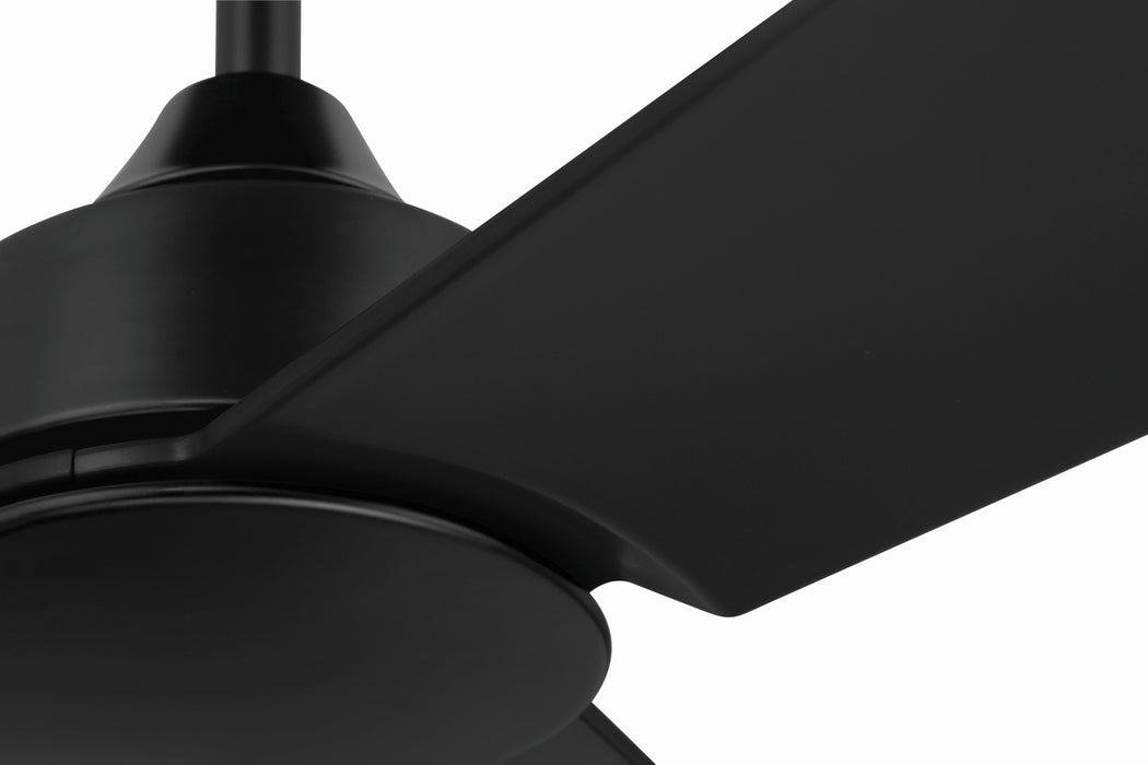 Craftmade - CHM52FB3 - 52" Ceiling Fan - Charming 52" In/Outdoor Damp Rated Ceiling Fan - Flat Black