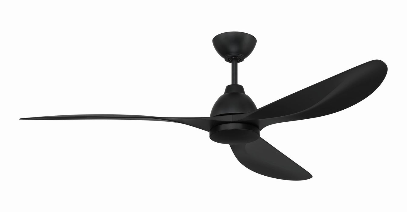 Craftmade - FRZ56FB3 - 56" Ceiling Fan - Frazier 56" In/Outdoor Damp Rated Ceiling Fan - Flat Black