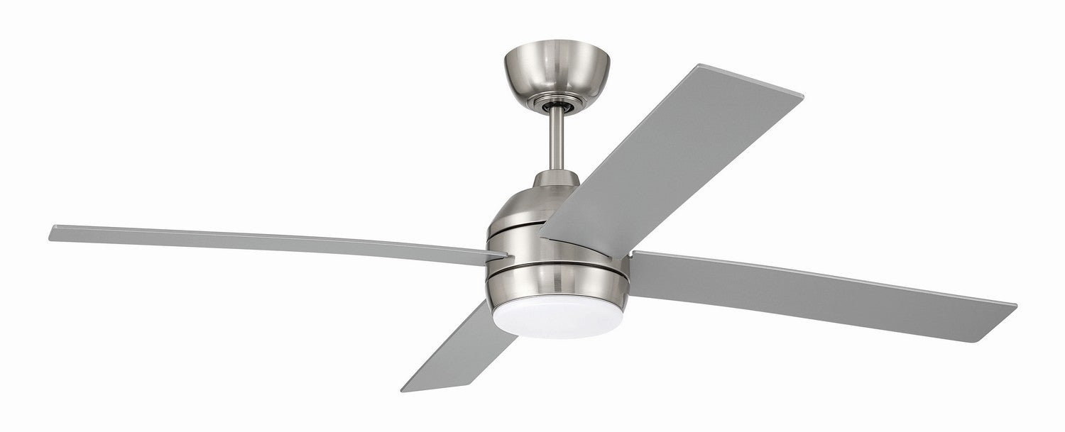Craftmade - KLS52BNK4 - 52" Ceiling Fan - Kelsey 52" 4-blade Indoor Ceiling Fan - Brushed Polished Nickel