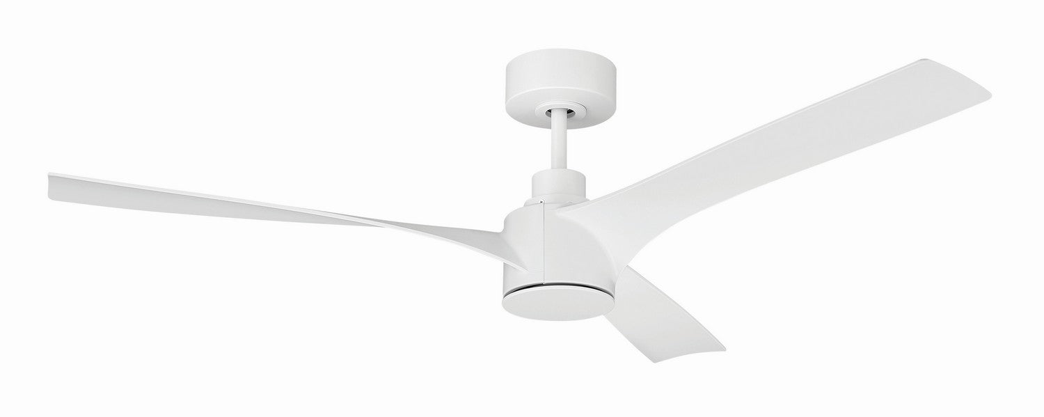 Craftmade - PHB52W3 - 52" Ceiling Fan - Phoebe 52" 3-Blade In/Outdoor Damp Fan - White