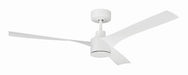 Craftmade - PHB52W3 - 52" Ceiling Fan - Phoebe 52" 3-Blade In/Outdoor Damp Fan - White