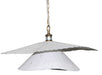 Canarm - IPL2246B01WA - One Light Pendant - Ravi - White Distress & Antique Brass
