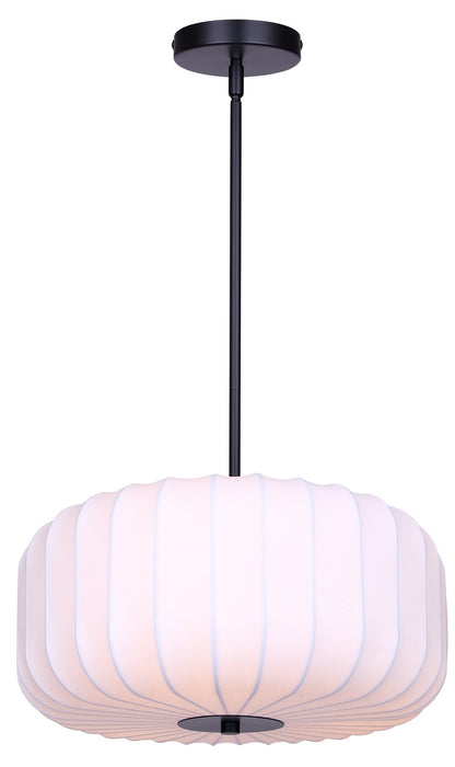 Canarm - IPL2253B03BK16 - Three Light Pendant - Elle - Matte Black