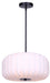 Canarm - IPL2253B03BK16 - Three Light Pendant - Elle - Matte Black
