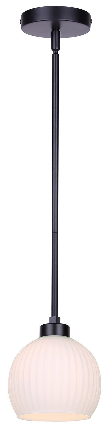 Canarm - IPL2257B01BK - One Light Pendant - Nella - Matte Black