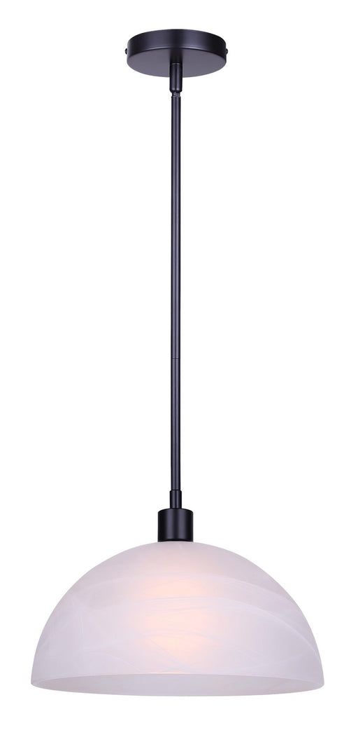Canarm - IPL2260B01BK13 - One Light Pendant - Marek - Matte Black