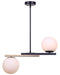 Canarm - IPL2261B02BKG - Two Light Pendant - Lumi - Matte Black