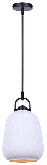 Canarm - IPL2263B01BK - One Light Pendant - Kaslo - Matte Black