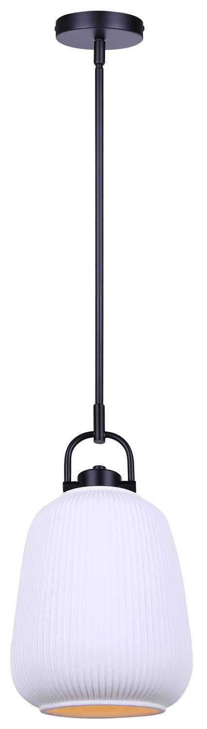 Canarm - IPL2263B01BK - One Light Pendant - Kaslo - Matte Black