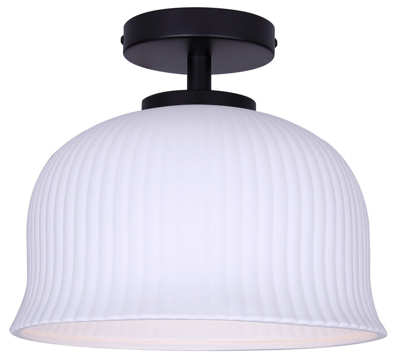 Canarm - ISF2262B01BK - One Light Semi-Flushmount - Sana - Matte Black